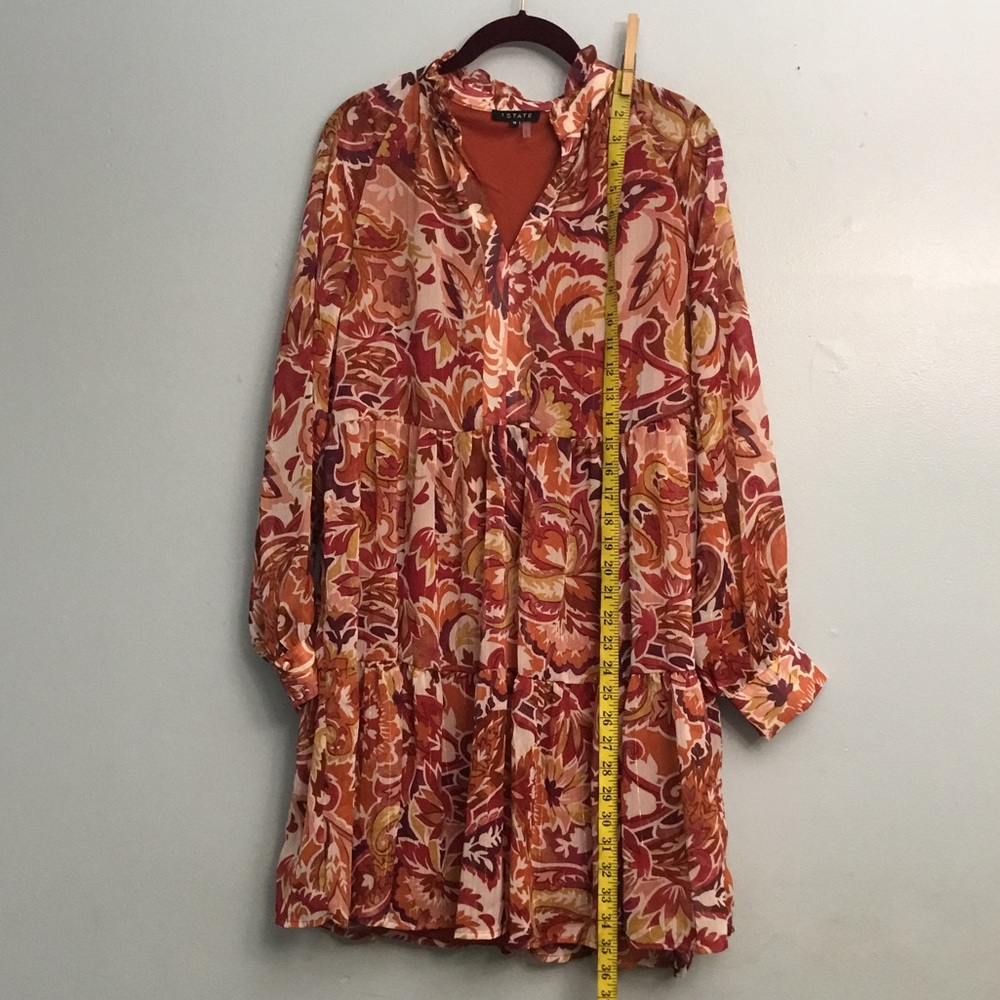 1.STATE Autumn Floral Blouse